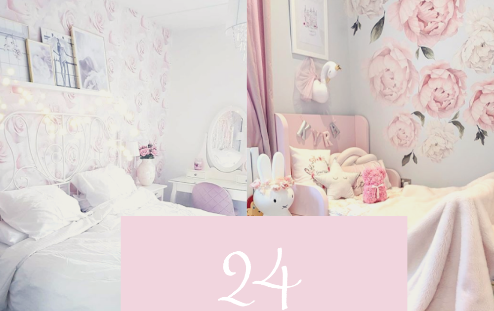 101 planos: 24 Lindas ideas de dormitorios para niñas románticas