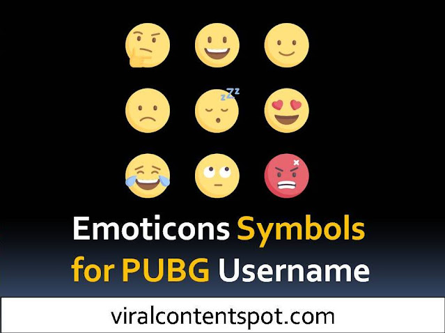 List Of Stylish Symbols Pubg Player Username