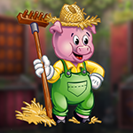 Play Palani Games - PG Domestic Farm Pig Escape Game