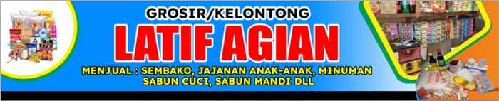 kios sembako spanduk kios sembako banner