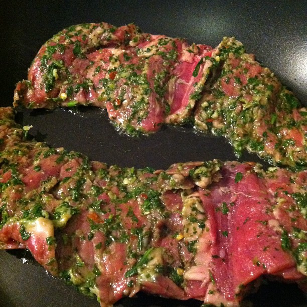Laurie's Cravings Chimichurri Marinated Skirt Steak