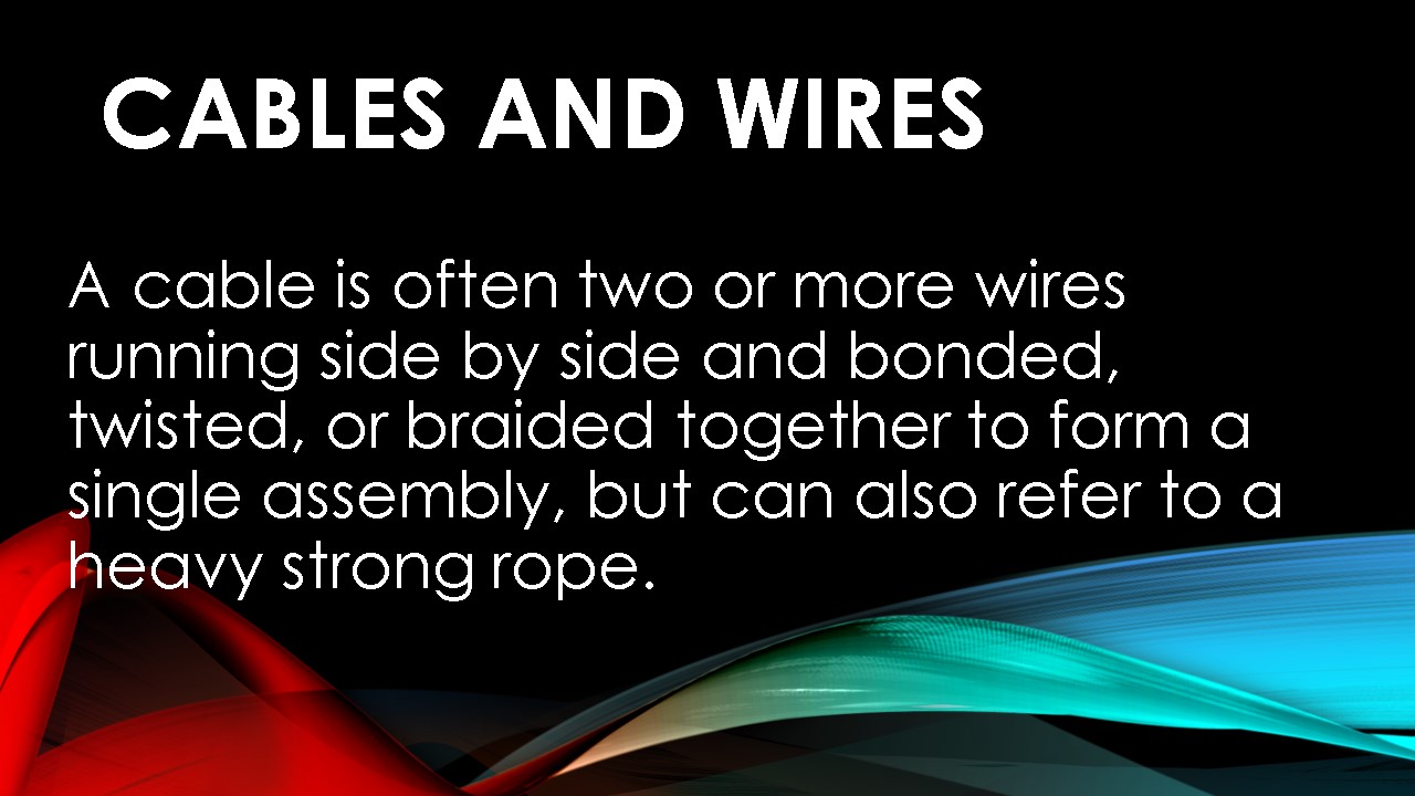 Types and Functions of PORTS and CABLES