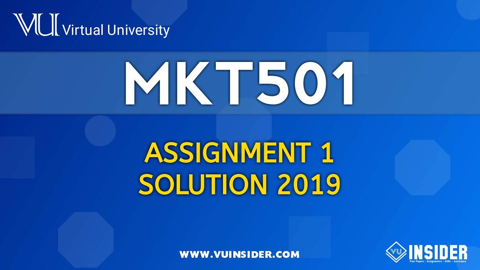 Mkt501 assignment no 2 solution 2021 picture
