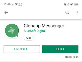 cara menggunakan aplikasi clonapp messenger