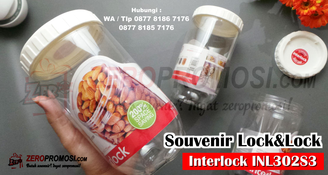 lock n lock interlock 3 toples isi 3pcs special gift set, LOCK&LOCK TOPLES FOOD CANISTER ISI 3 PCS, Food Container set Lock&Lock Promosi