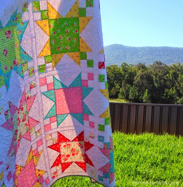 Sugar Stars Quilt {FREE PATTERN} Samelia's Mum