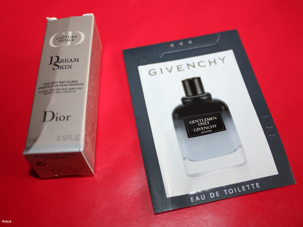 echantillon Givenchy et Dior