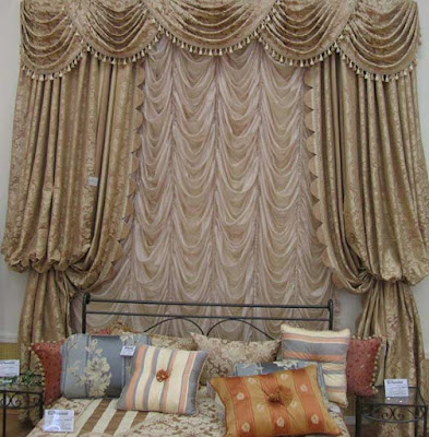 The best types of curtains and curtain design styles 2019, Austrian curtains