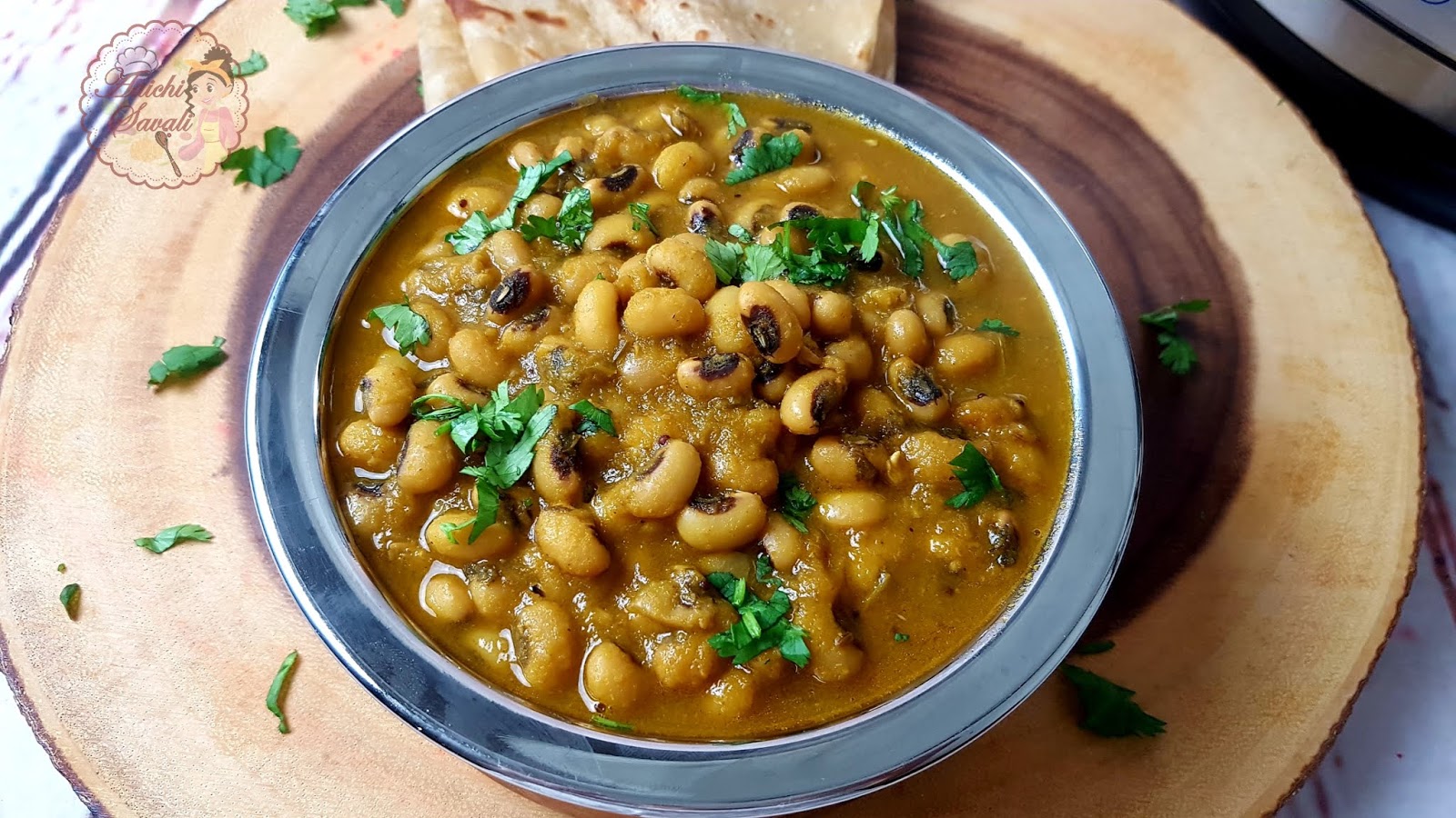 Homestyle Black Eyed Peas Curry in Instant Pot Chavlichi Aamti