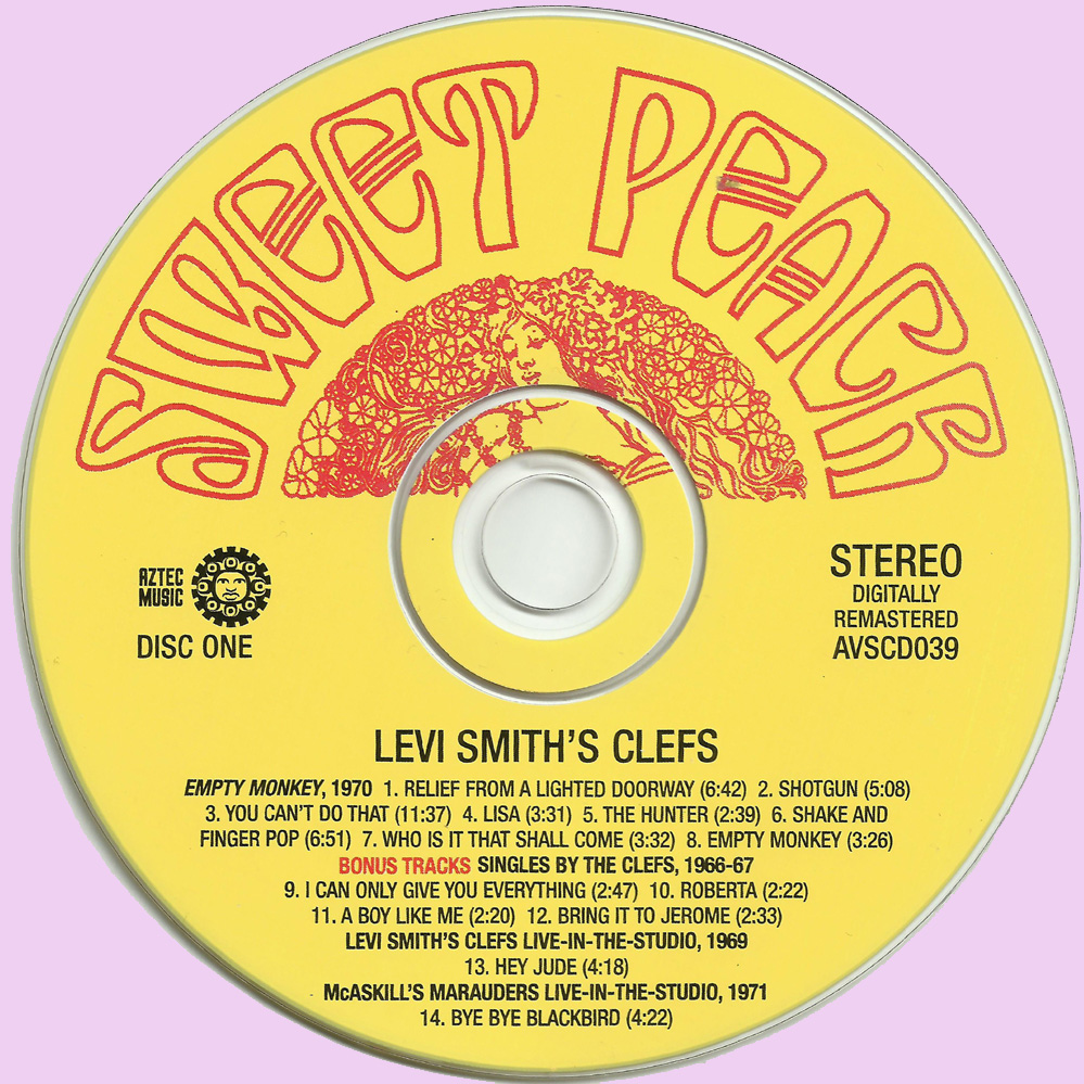 Rockasteria: Levi Smith's Clefs - Empty Monkey (1966-71 australia, awesome  groovy psych rhythm 'n' blues, 2008 double disc digi pak set)