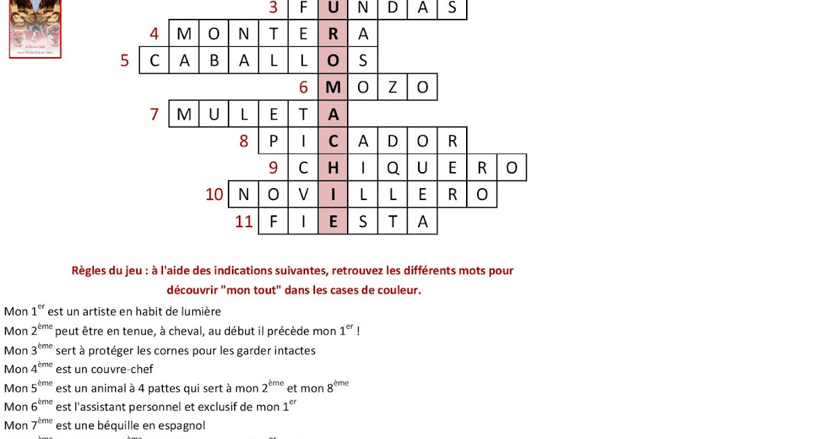 Avec Eux On Est Affranchi Mots Croises Rugby Y Toros, le blog: CHALLENGE MOTS CROISES RYT : REPONSES ET