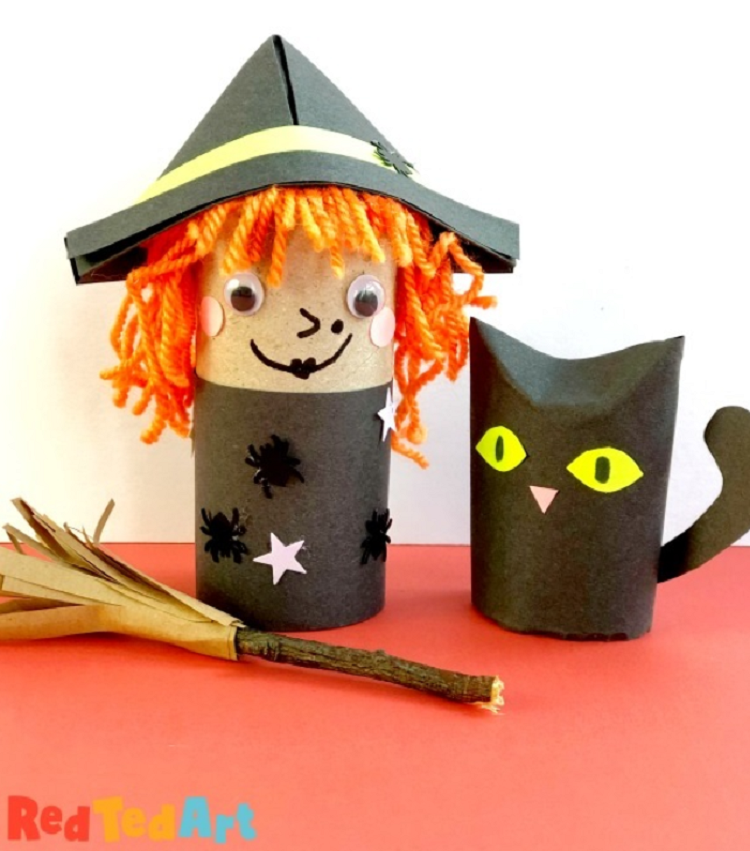 toilet paper roll witch craft
