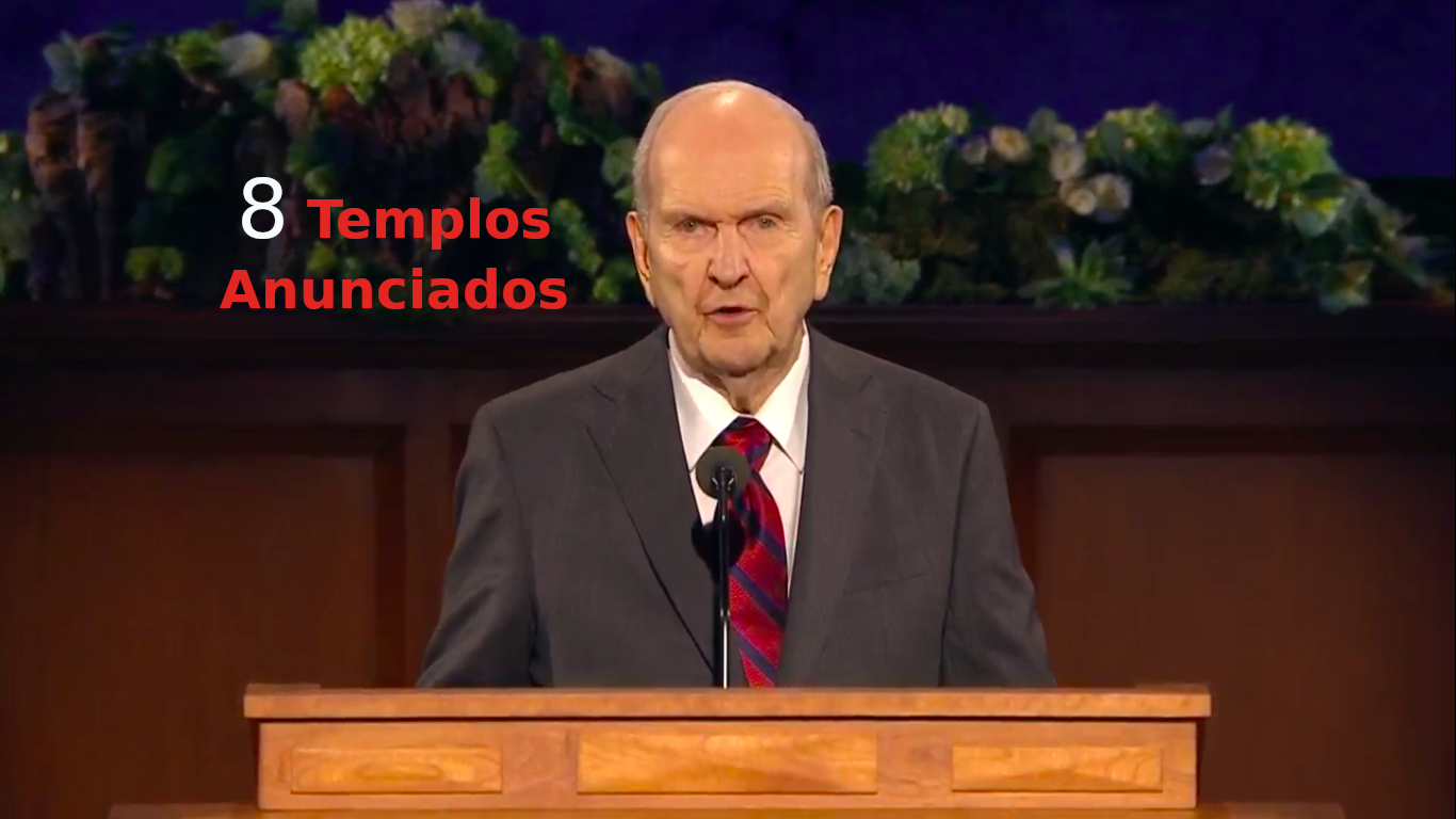 8 Nuevos Templos Anunciados por el Profeta al Terminar la Conferencia