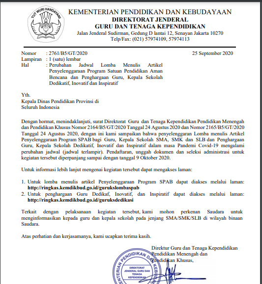 Download Surat Edaran Klik tautan ini