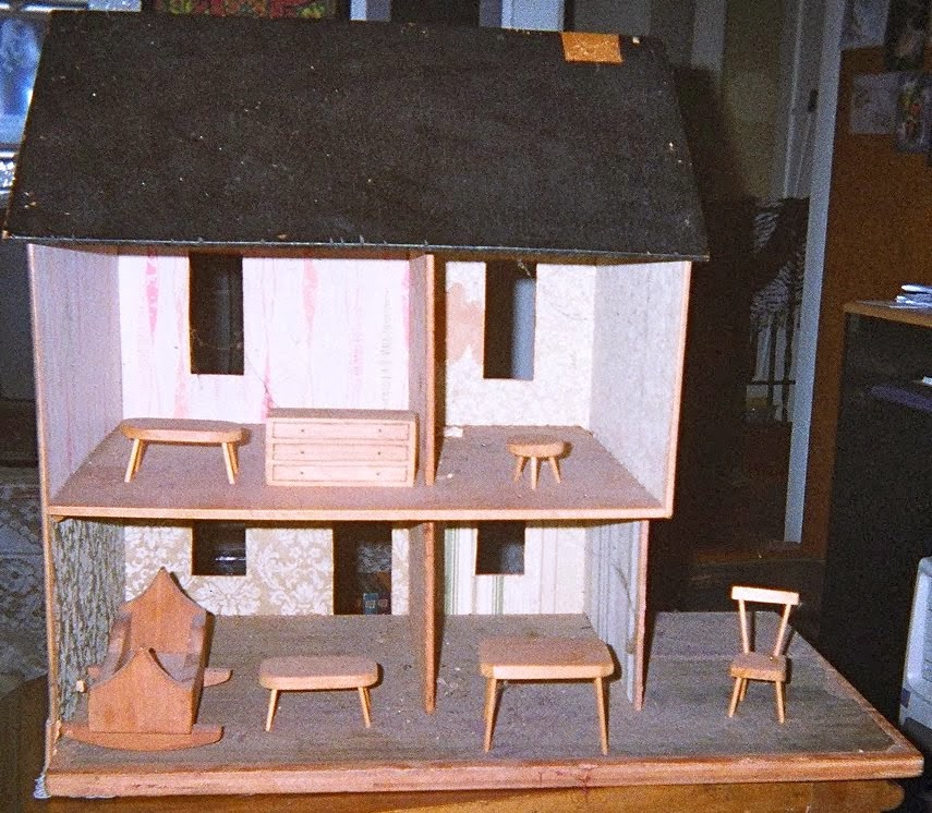 Doll House, inside view with furniture