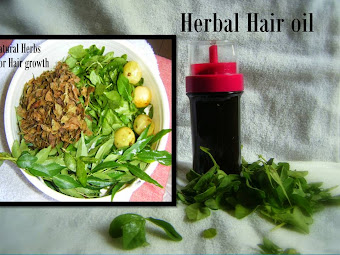 Homemade Herbal hair oil