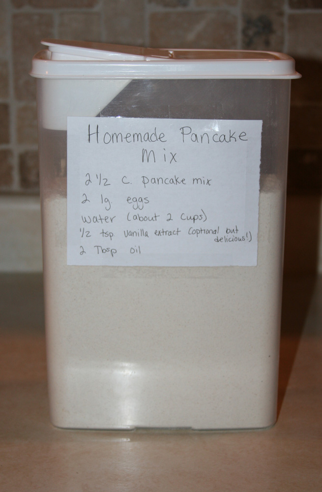 DEFINITELY NOT GOURMET Homemade Pancake Mix