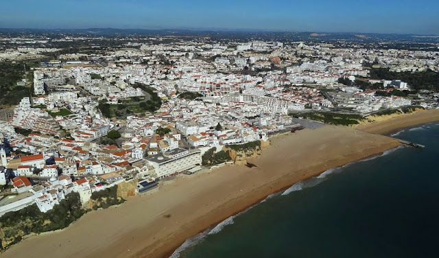 vista aérea de Albufeira