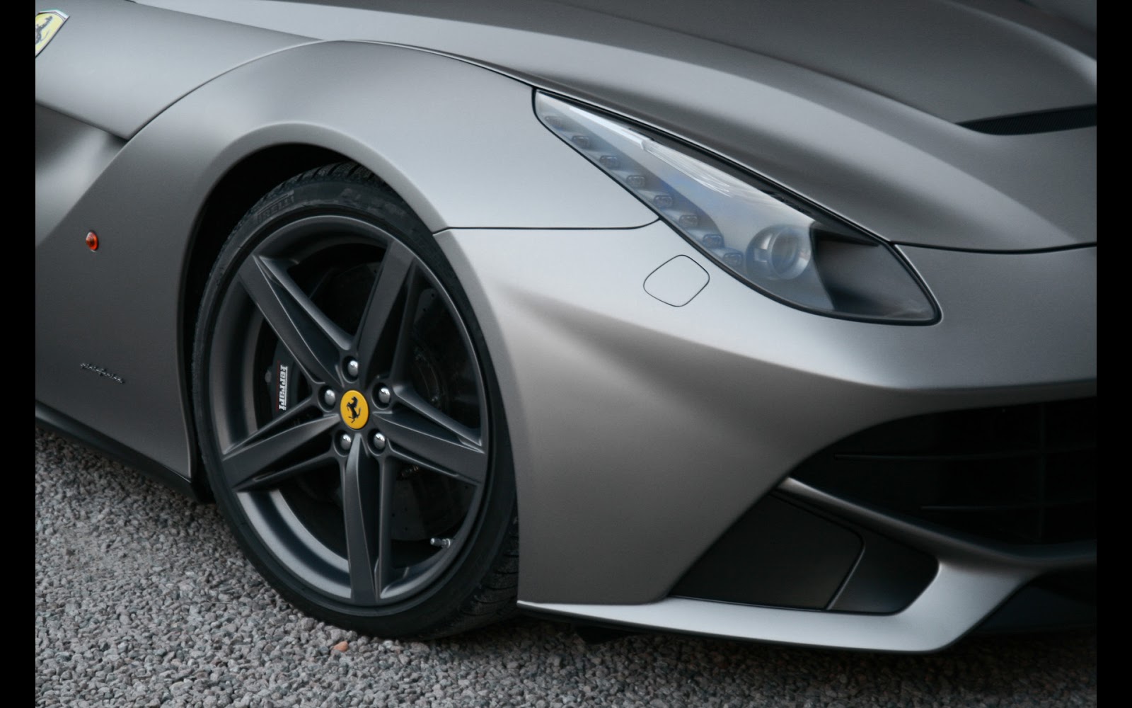 Modern Cars: Ferrari F12 Berlinetta Titanium Matte Metallic 2013