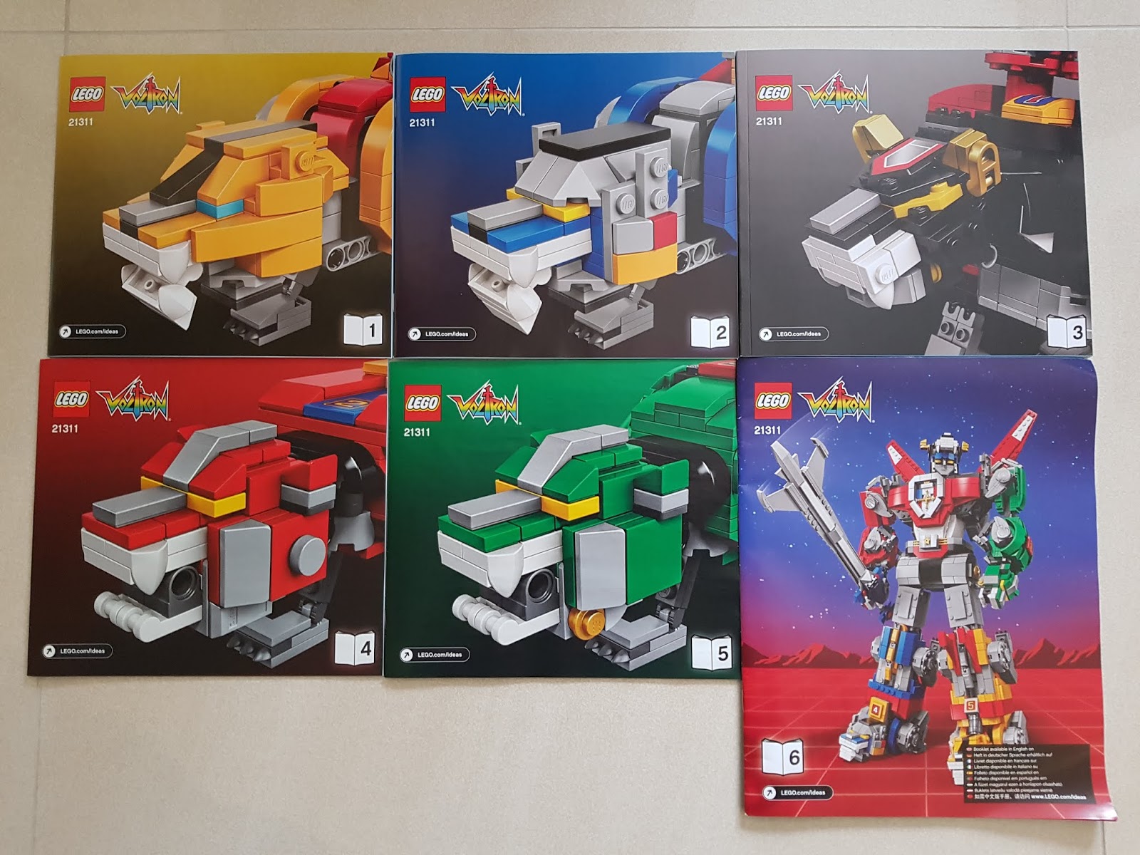lego voltron lions