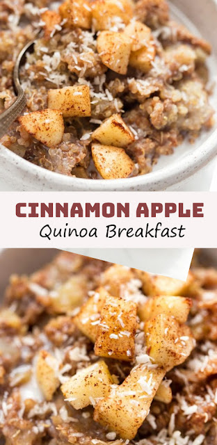 Cinnamon Apple Quinoa Breakfast