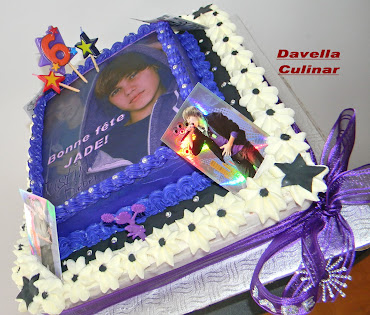 Gâteau d'anniversaire Justin Bieber