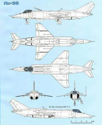 Тактико-технические характеристики Як-38