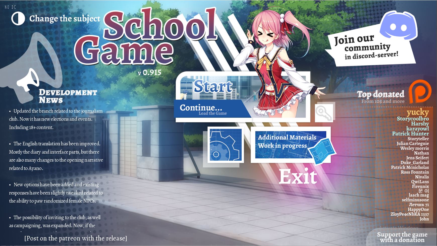 School Game (v0.950)