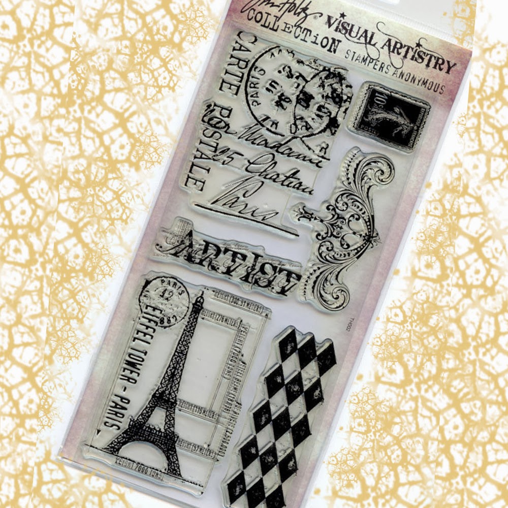 Tim Holtz Visual Artistry Clear Stamps - The Journey Collection 10 Stamp Set For Card Making & Scrapbooking