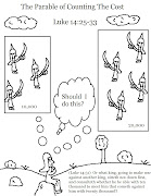 The Parable of Counting the Cost Coloring Pages (the parable of counting the cost coloring page )