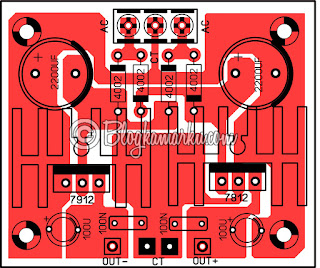 Power supply 12v Symetris PCB Layout – BLOGKAMARKU