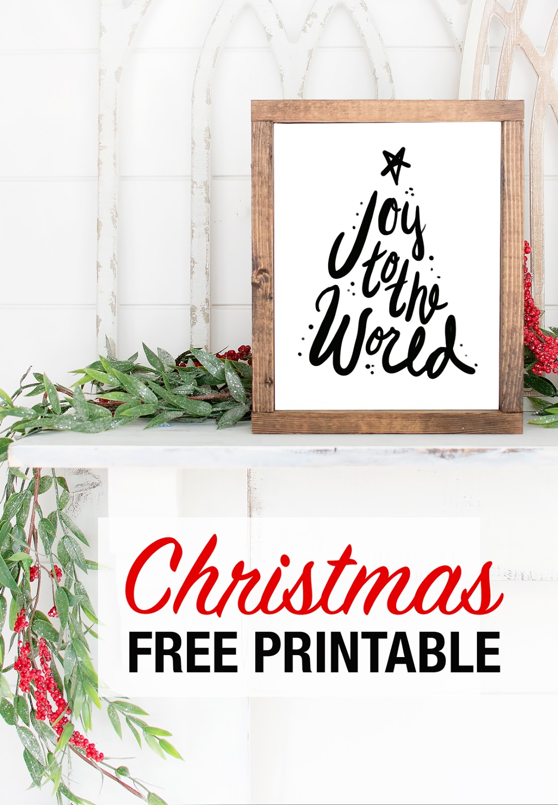 Joy to the world free printable 