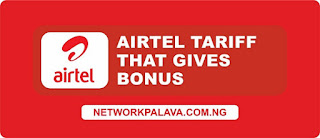 airtel tariff plans that gives bonus