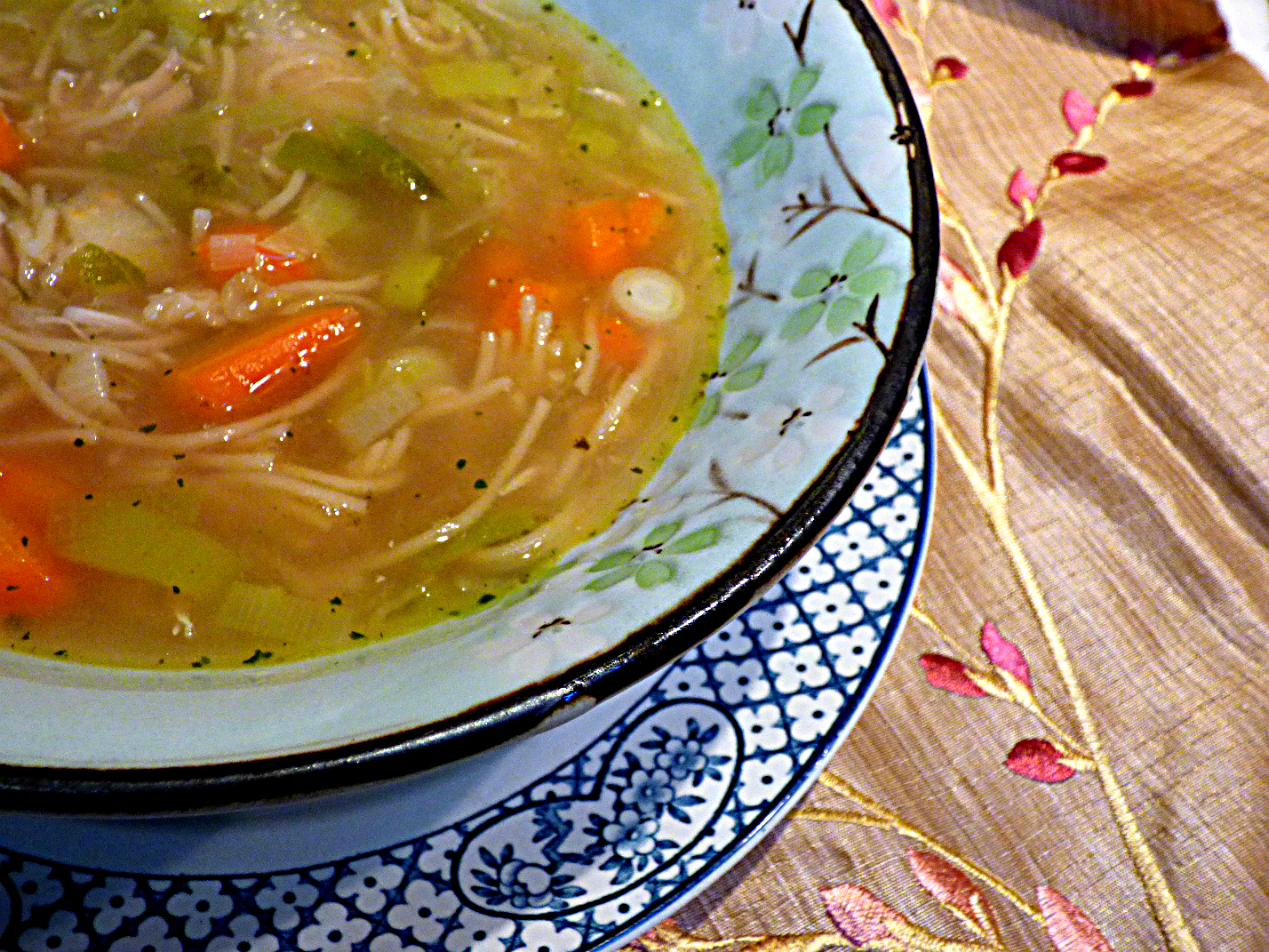 Chez Maximka Boxing Day turkey soup