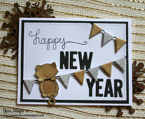 Newton's Nook Designs: Happy New Year Card & Video by Jess Moyer