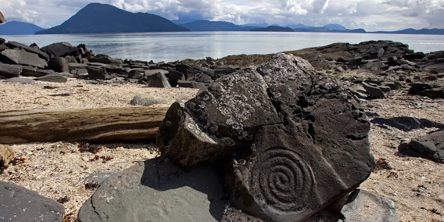 Petroglyph Beach in Wrangell, Alaska Petroglyph Beach in Wrangell, Alaska