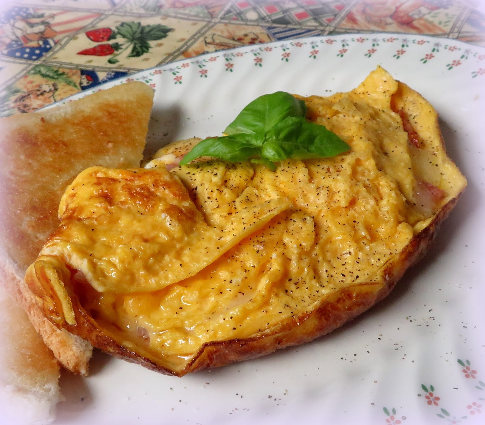 The English Kitchen Salami & Cheese Omelette