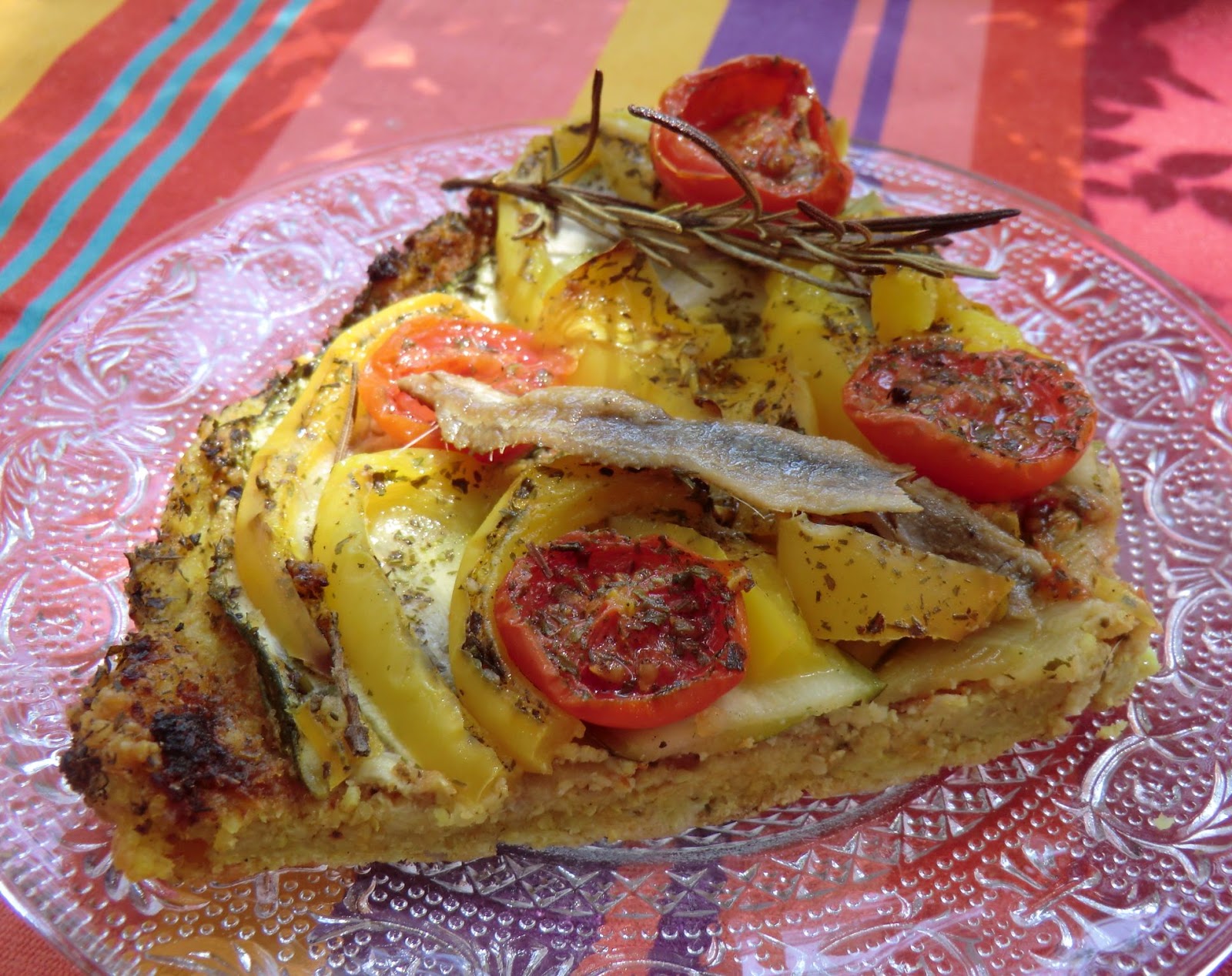 Tarte aux légumes d'été et au millet sans gluten ni lactose Ma petite