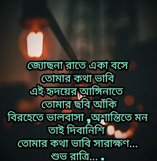 Good Night Bangla SMS (শুভরাত্রি মেসেজ) & Shayari