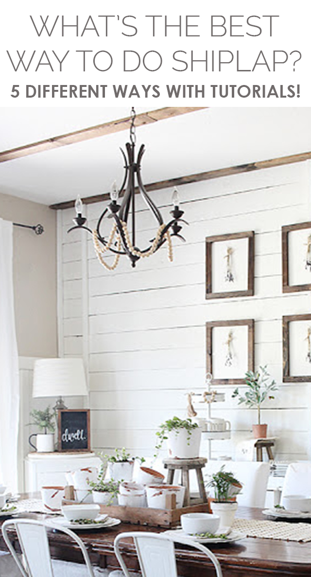 5 Ways To Do Shiplap. Full Tutorials Interor Designer