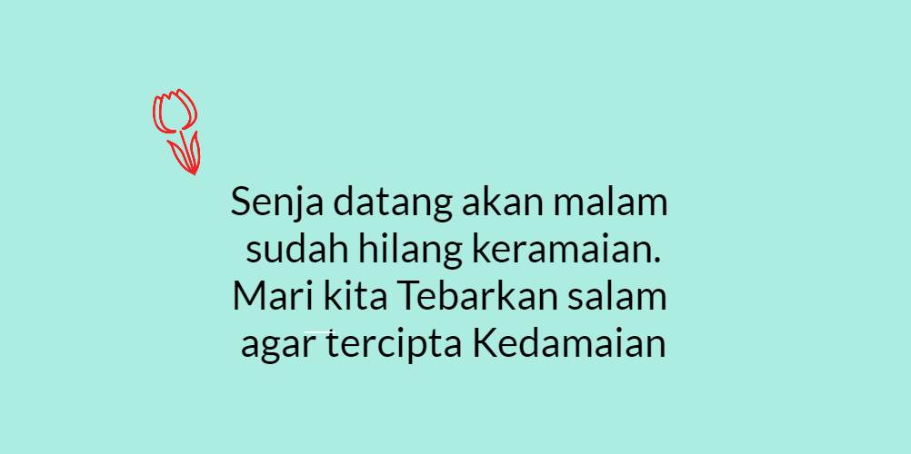 Pantun pembuka salam pidato