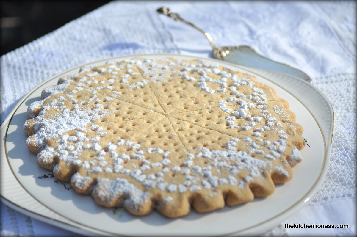 The Kitchen Lioness Vanilla Bean Petticoat Tails Shortbread