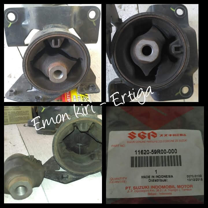 Ganti engine mounting kiri Ertiga 2014 subsitusi dengan part Ertiga