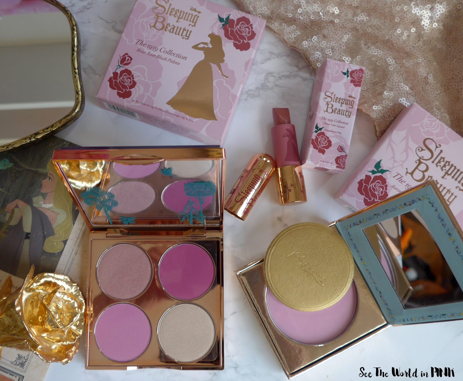 Besame Sleeping Beauty Collection ~ Try-on and Review | See the World PINK