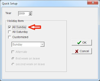 Setting software mesin absensi spc