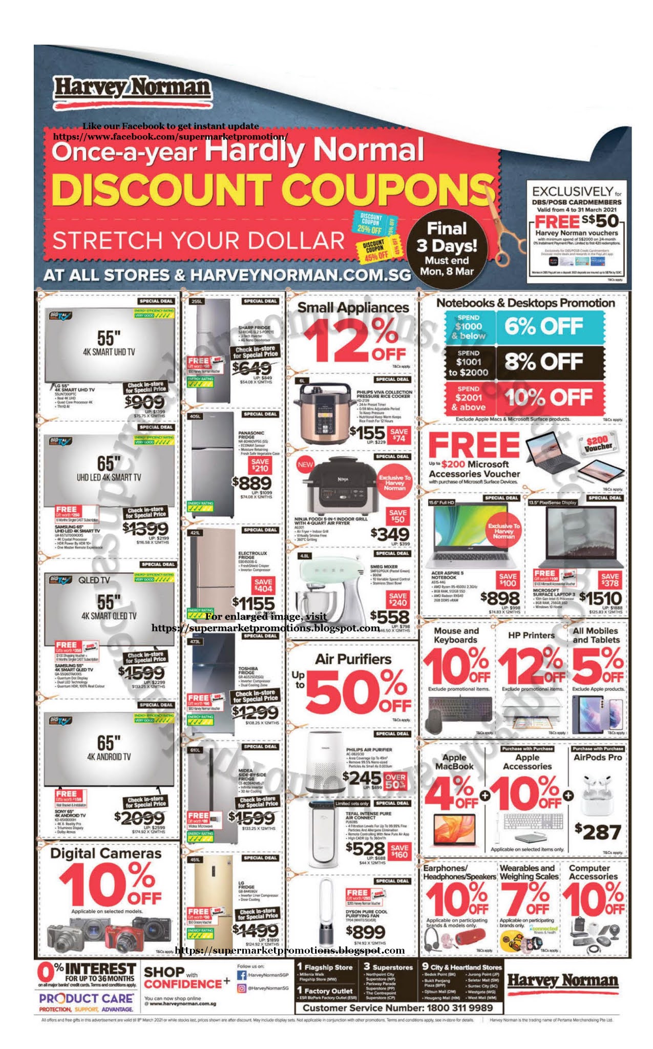 Harvey Norman Discount Promotion 06 09 March 2021 Supermarket