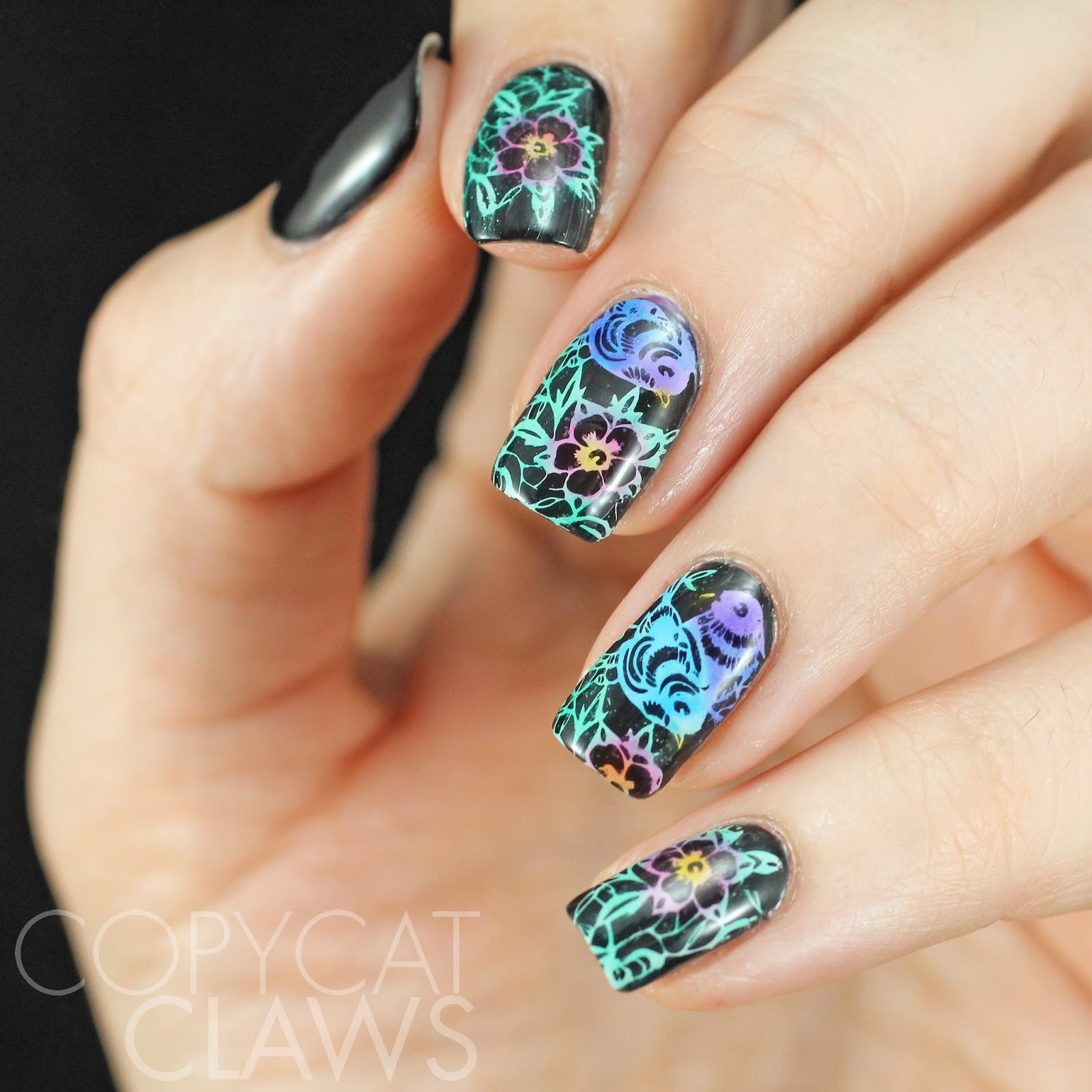 Copycat Claws: UberChic Beauty The Far East -02 Stamping Plate Review