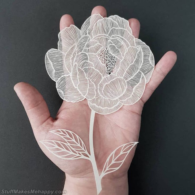 Inspirational Handmade Paper Cutting Art by Pippa Dyrlaga