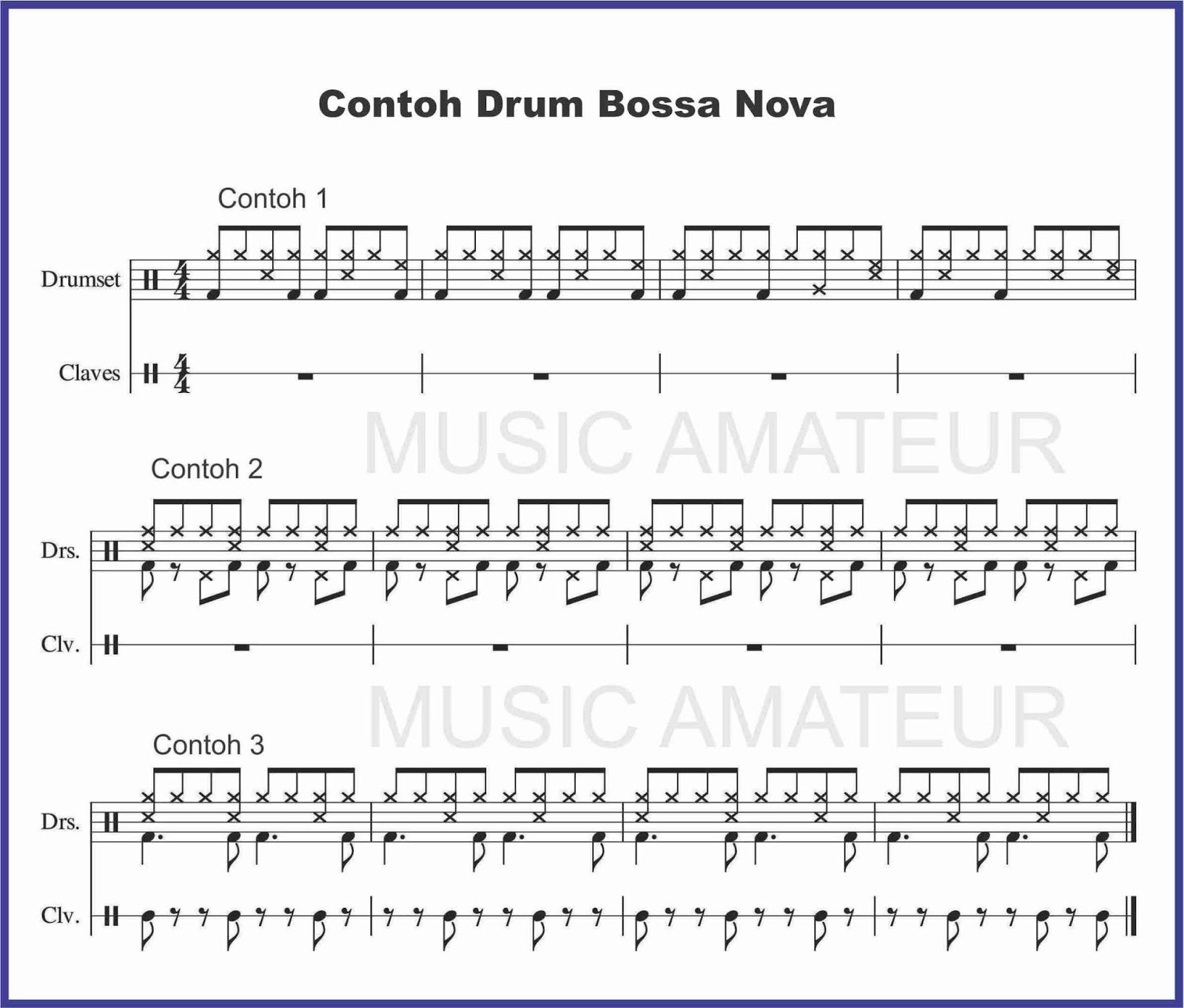 Drum Musik Bossa Nova SEPUTAR MUSIK