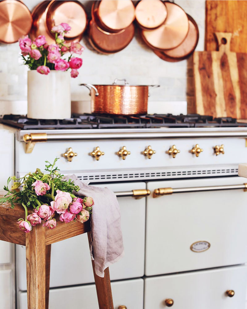 At Home | Pure Romance: Peonies & Carrara in a French Country Cottage